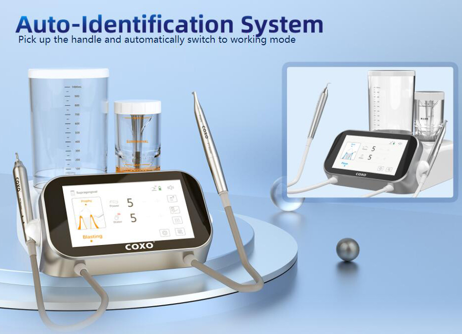 YUSENDNET COXO PT MASTER Dental Scaler and Air Polisher Air Flow Machine